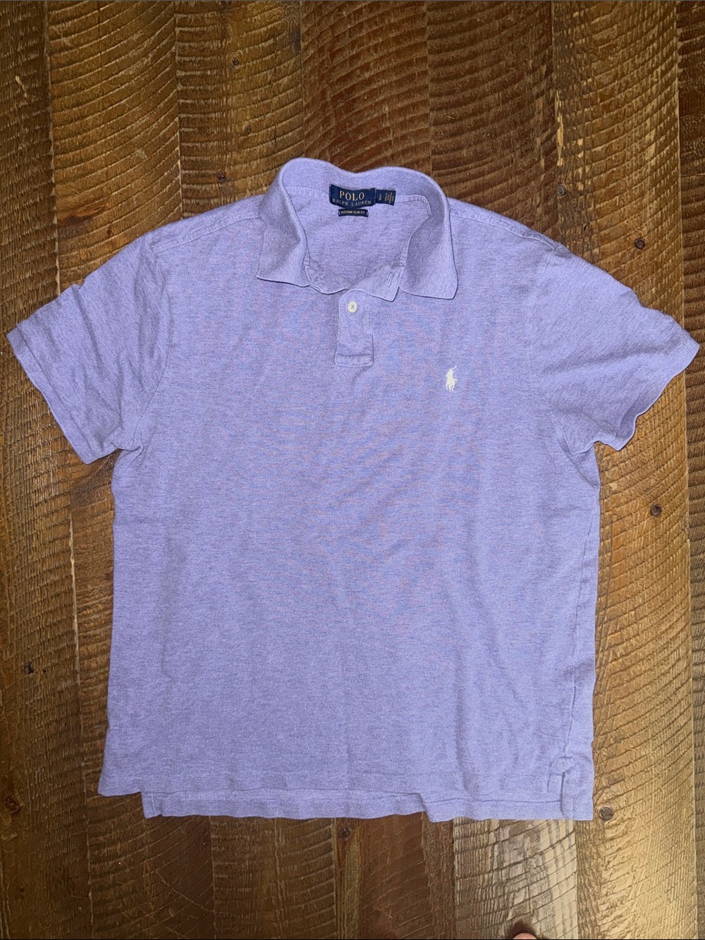 Polo by Ralph Lauren Light Purple Cotton Polo Shirt